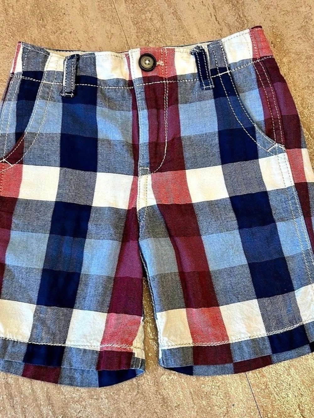 babyGap Boys Plaid Shorts in Blue & Red Size 3T Like New